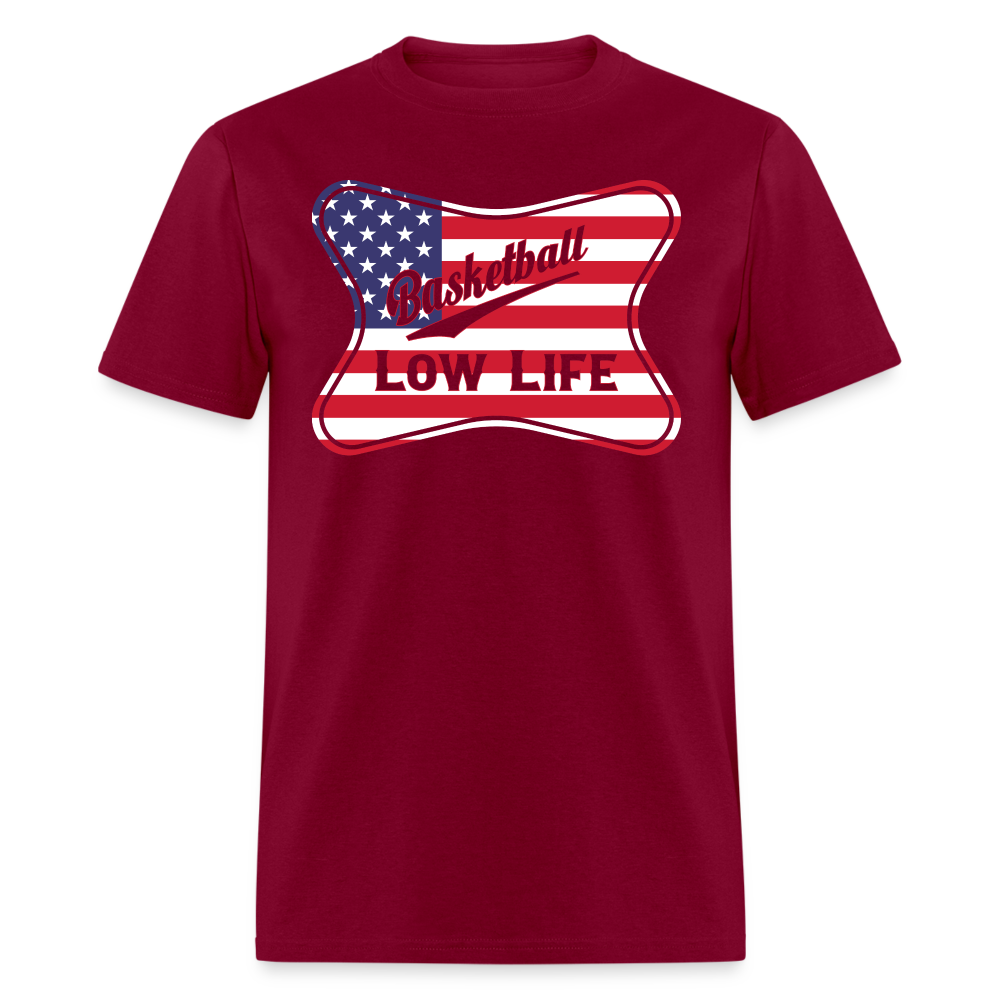 Basketball - Patriotic - Unisex Classic T-Shirt - burgundy