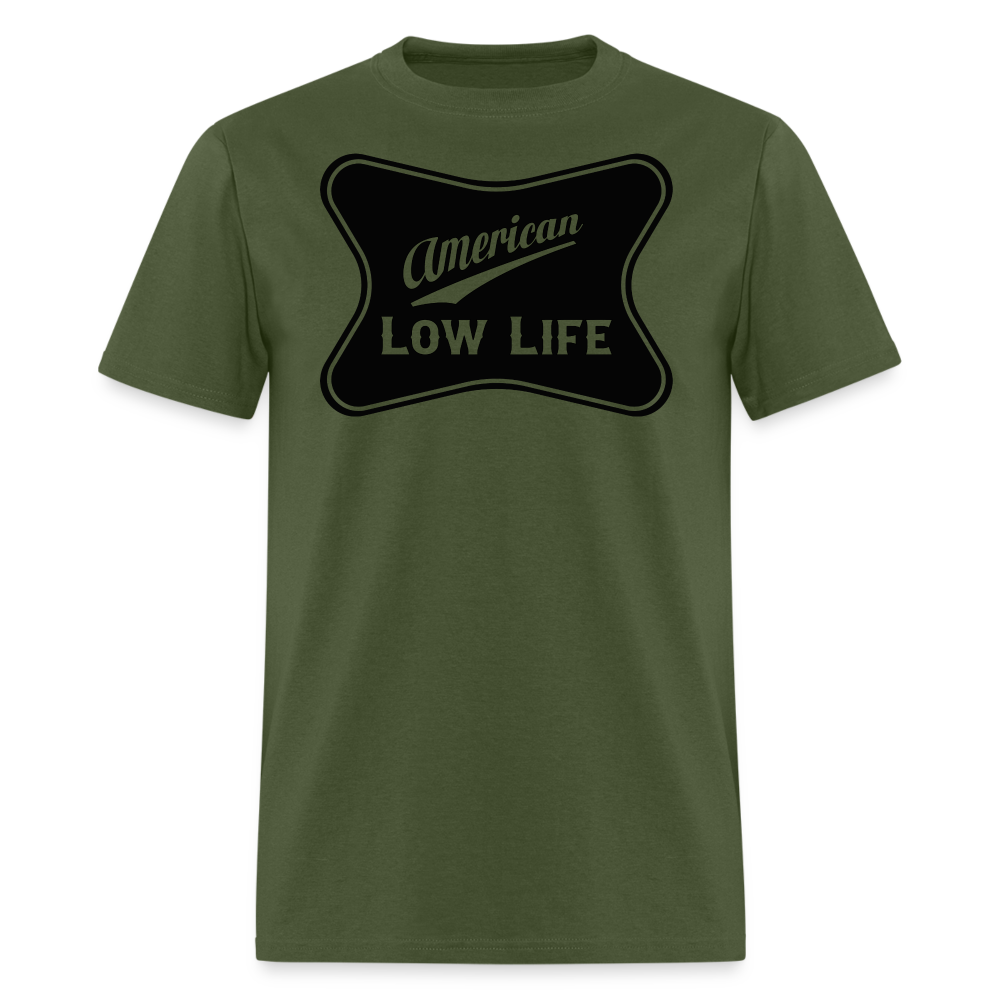 American - Black - (Unisex) Classic T-Shirt - military green