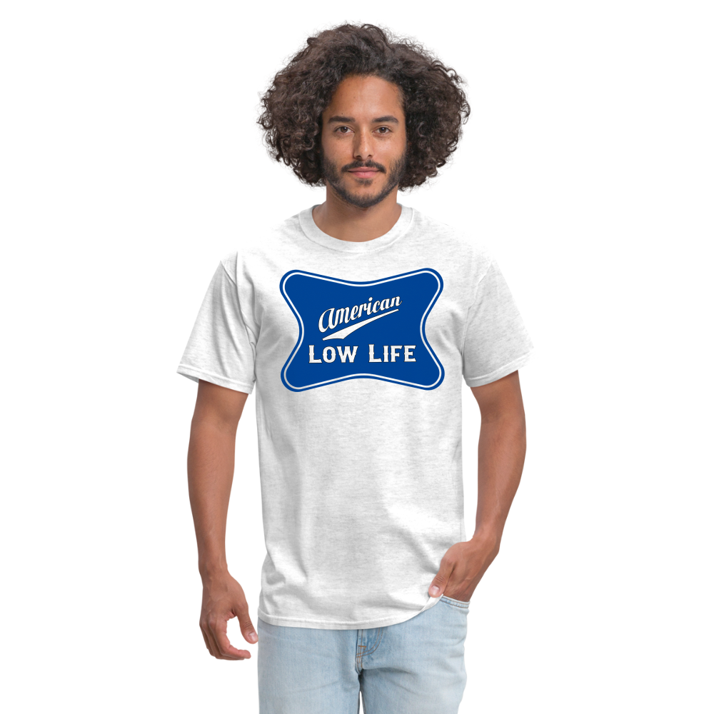 American - Dark Blue - (Unisex) Classic T-Shirt - light heather gray