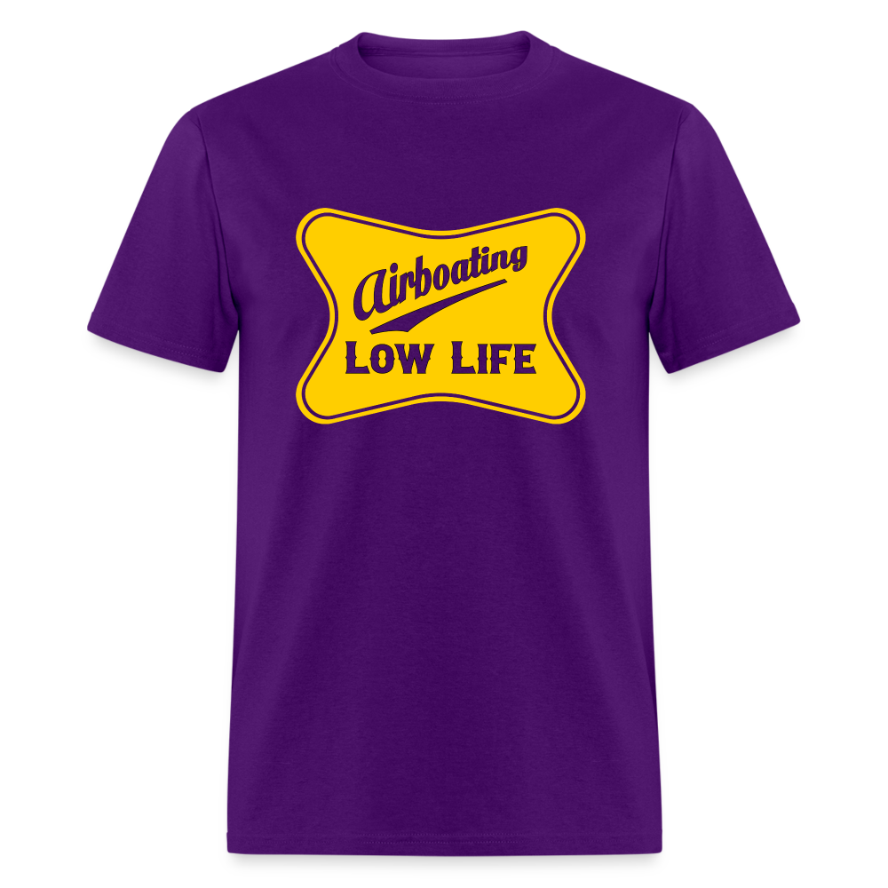 Airboating - Yellow - (Unisex) Classic T-Shirt - purple