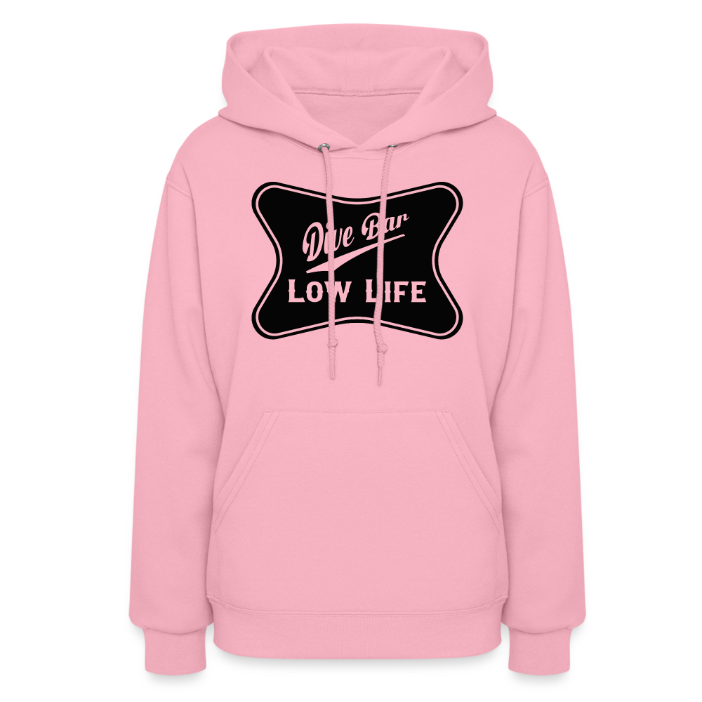 Dive Bar - Black - Women's Hoodie - classic pink
