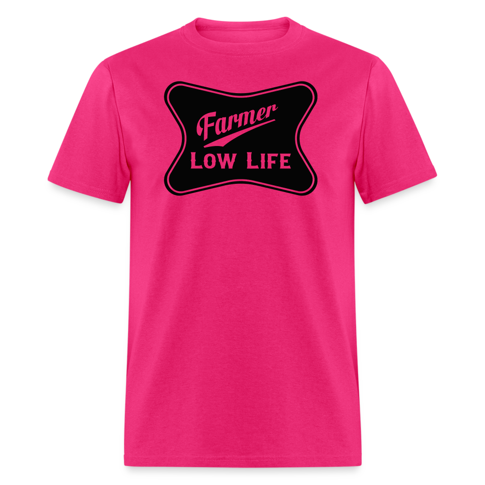 Farmer - Black - Unisex Classic T-Shirt - fuchsia