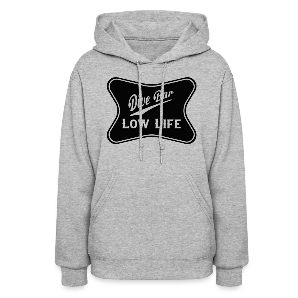 Dive Bar - Black - Women's Hoodie - heather gray