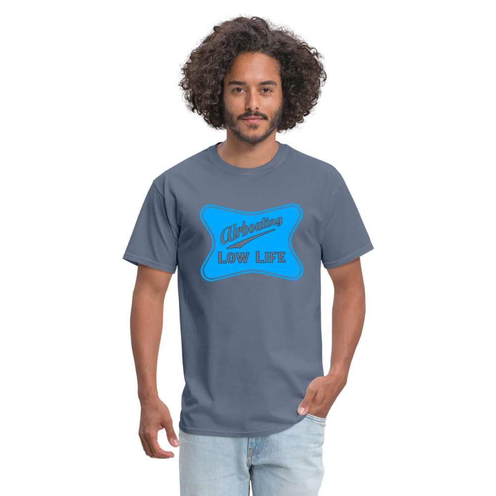 Airboating - Light Blue - (Unisex) Classic T-Shirt - denim