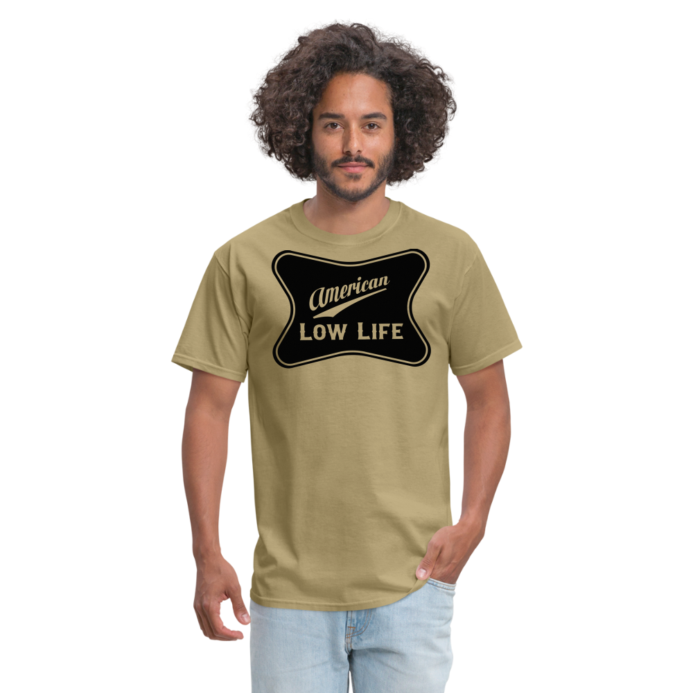 American - Black - (Unisex) Classic T-Shirt - khaki