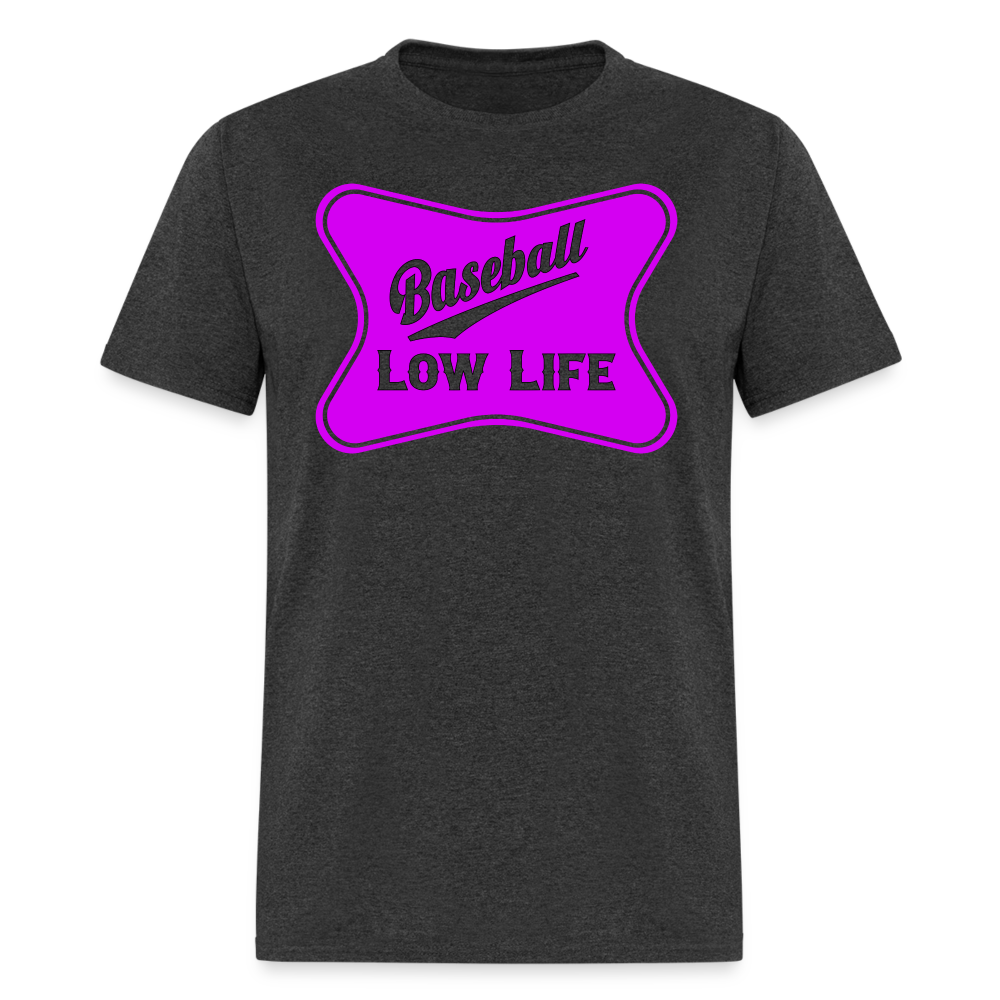 Baseball - Pink - Unisex Classic T-Shirt - heather black