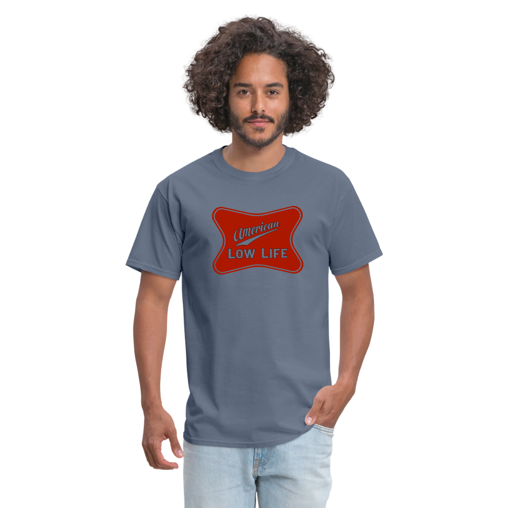 American - Red - (Unisex) Classic T-Shirt - denim