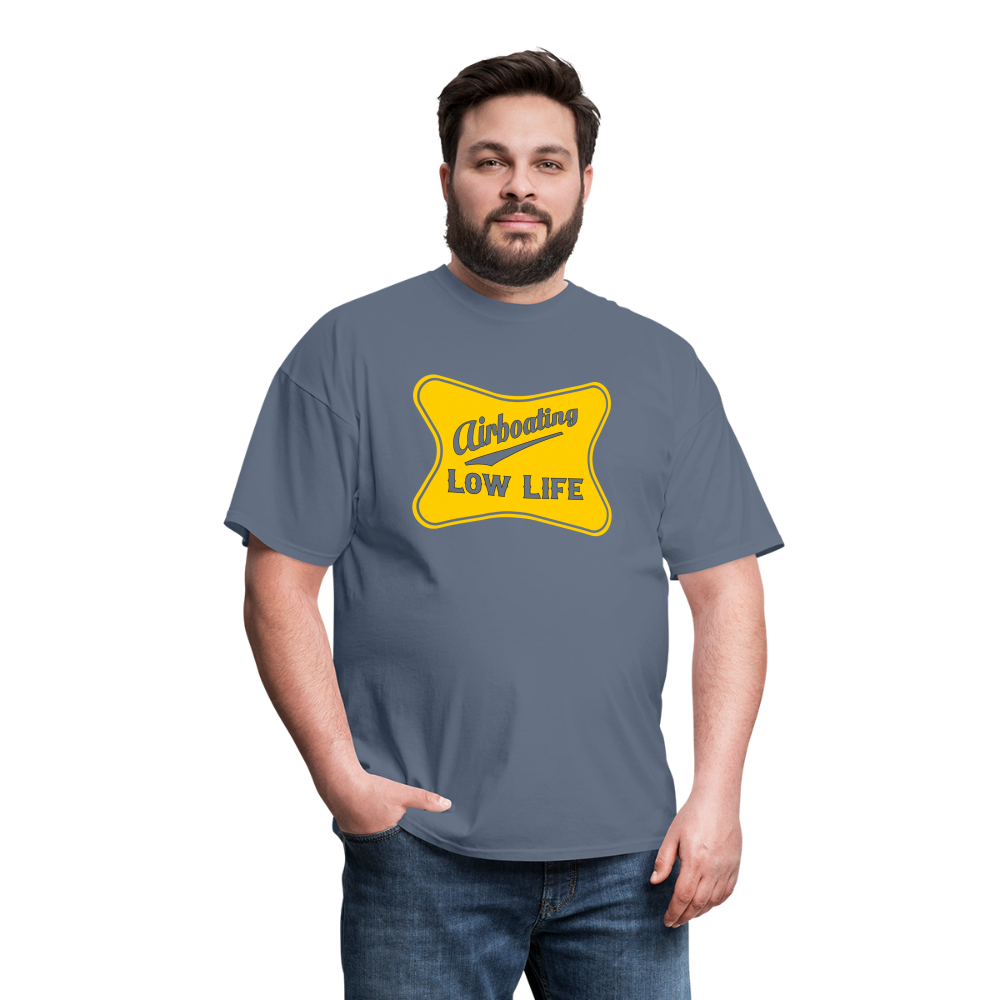 Airboating - Yellow - (Unisex) Classic T-Shirt - denim