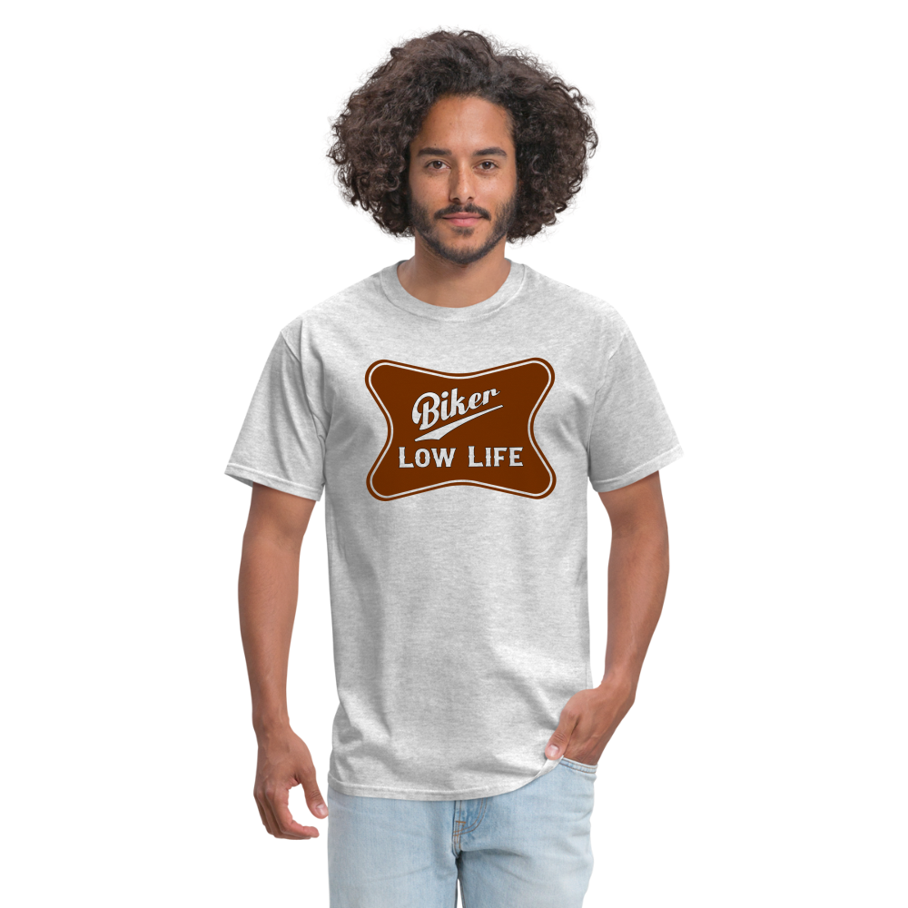 Biker - brown - unisex classic t-shirt - heather gray