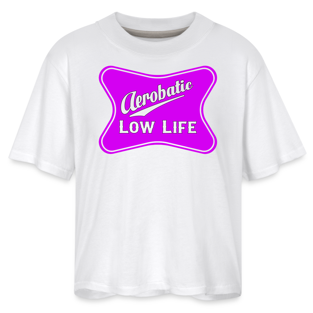 Aerobatic Women's Boxy Tee - white