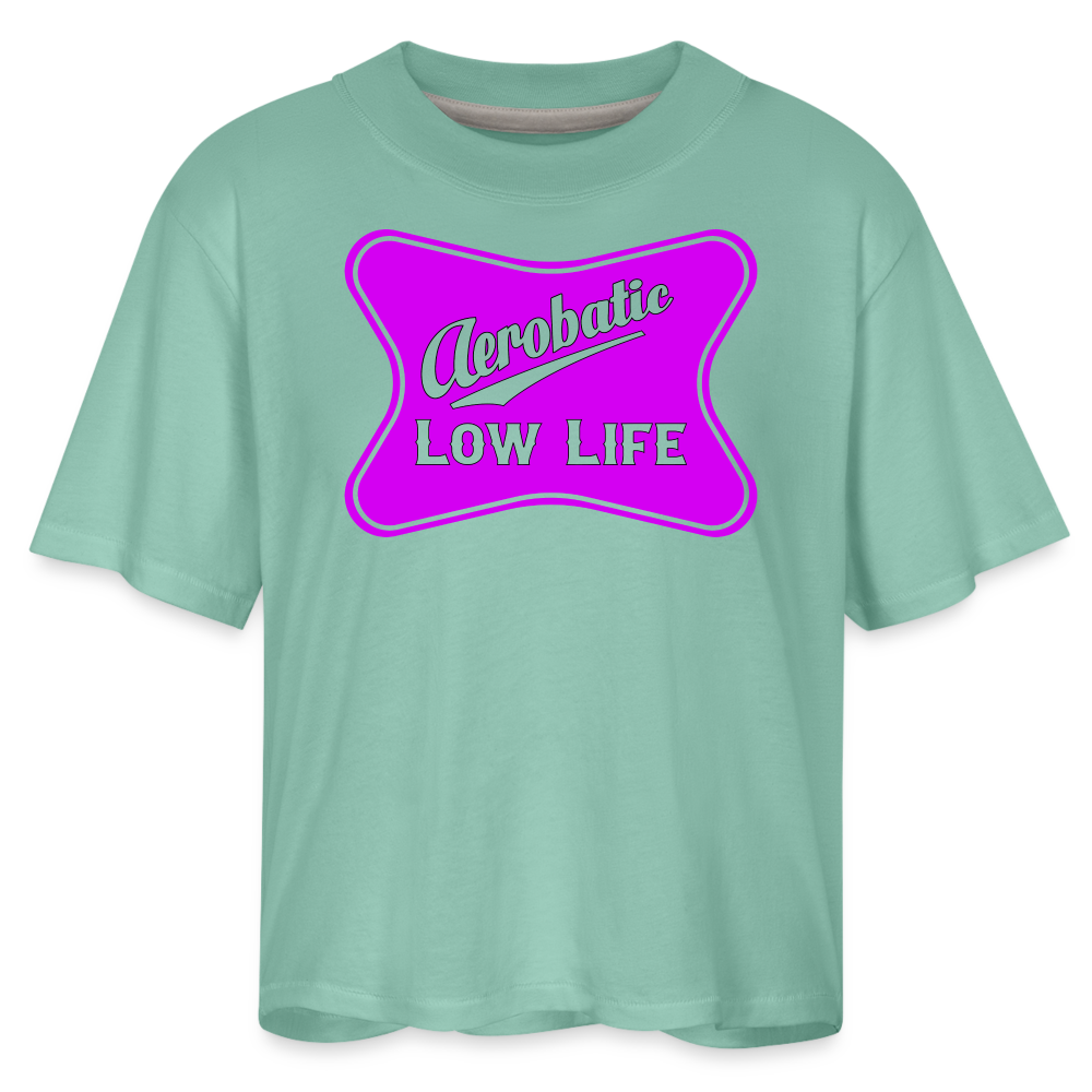 Aerobatic Women's Boxy Tee - saltwater
