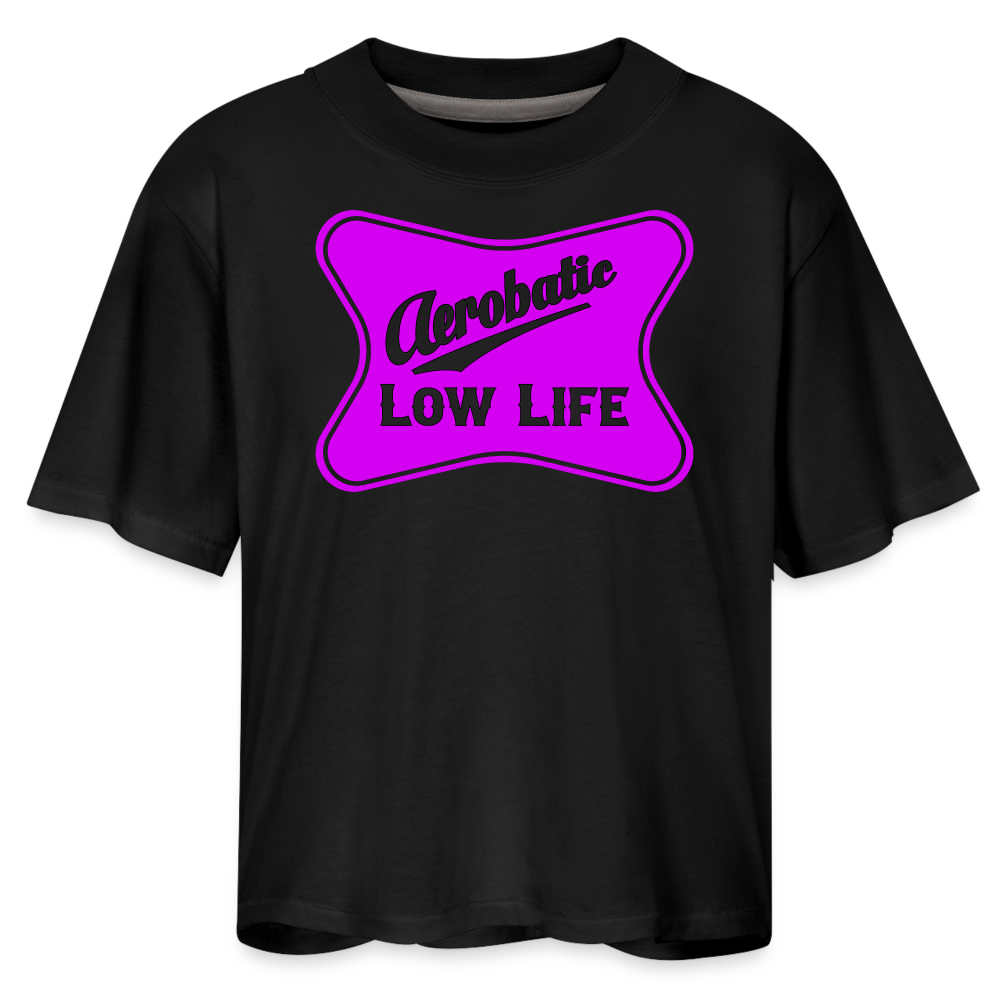Aerobatic Women's Boxy Tee - black