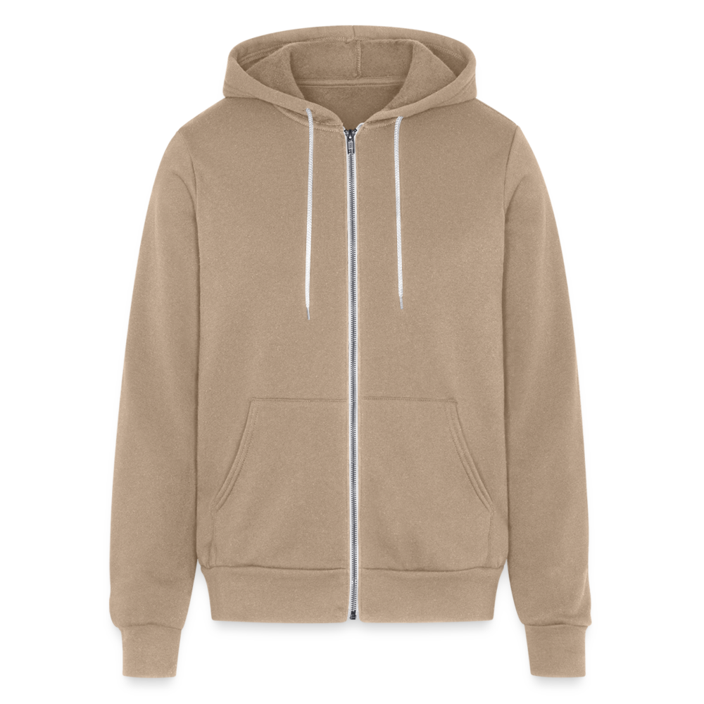 Aerobatic Bella + Canvas Unisex Full Zip Hoodie - tan
