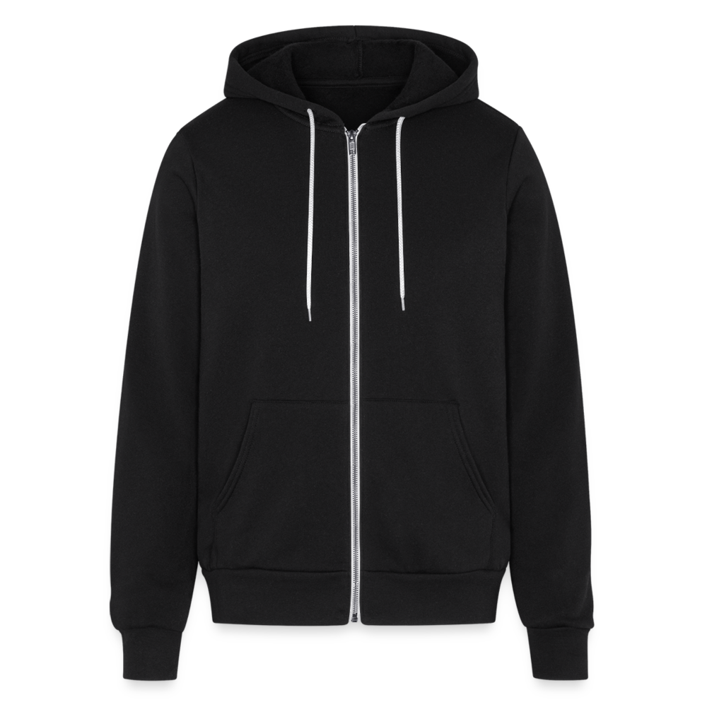 Aerobatic Bella + Canvas Unisex Full Zip Hoodie - black