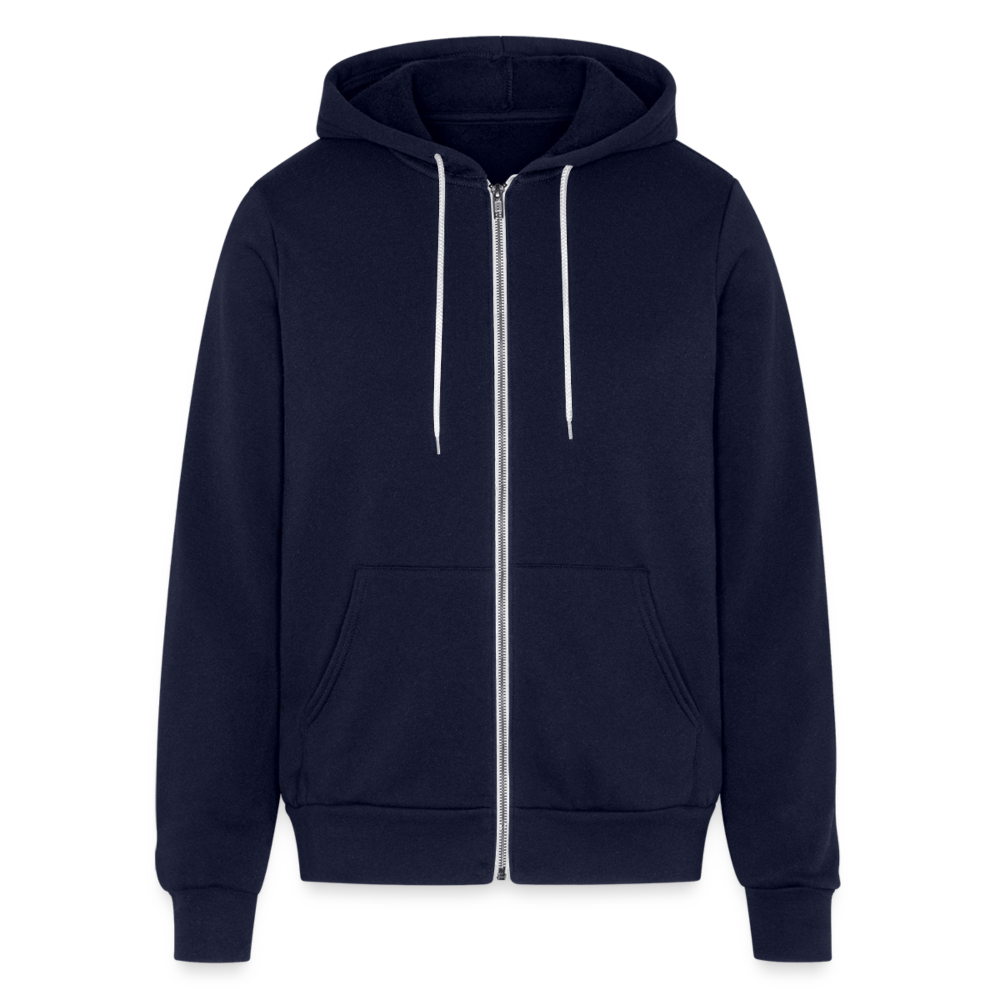 Aerobatic Bella + Canvas Unisex Full Zip Hoodie - navy