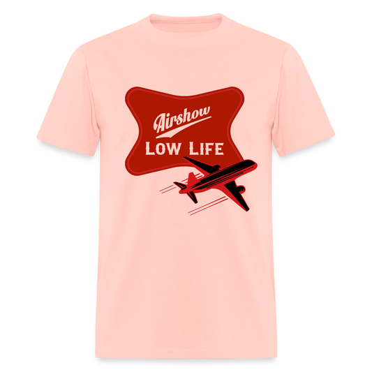 Airshow in Red with Plane Unisex Classic T-Shirt - blush pink 