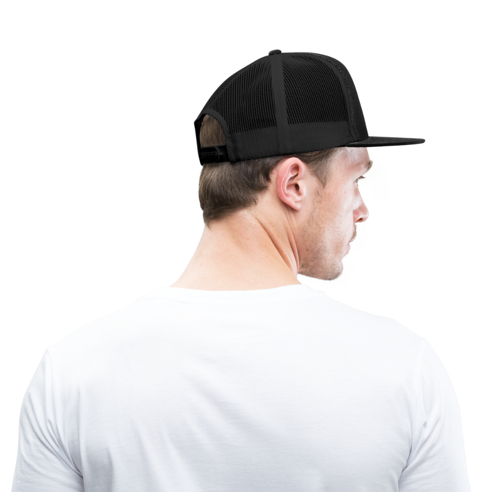 Sun 'N Fun in American Flag Trucker Cap - black/black