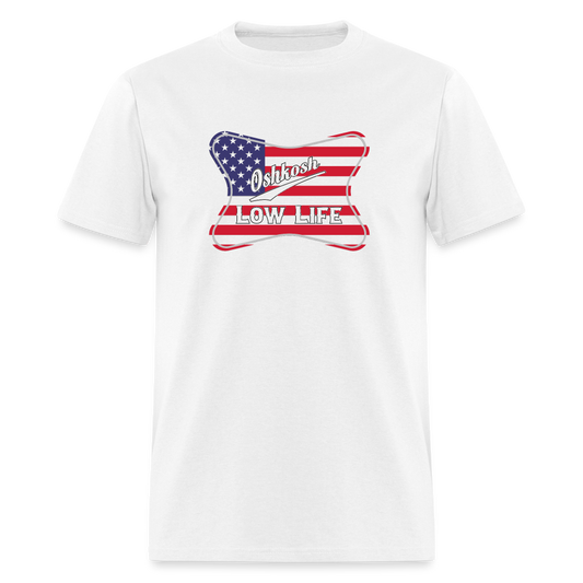 Oshkosh - American Flag- Unisex Classic T-Shirt - white