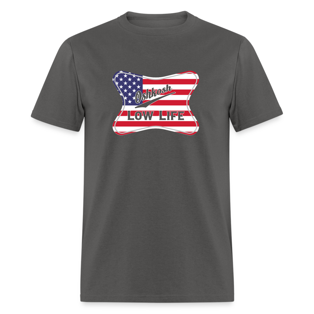 Oshkosh - American Flag- Unisex Classic T-Shirt - charcoal