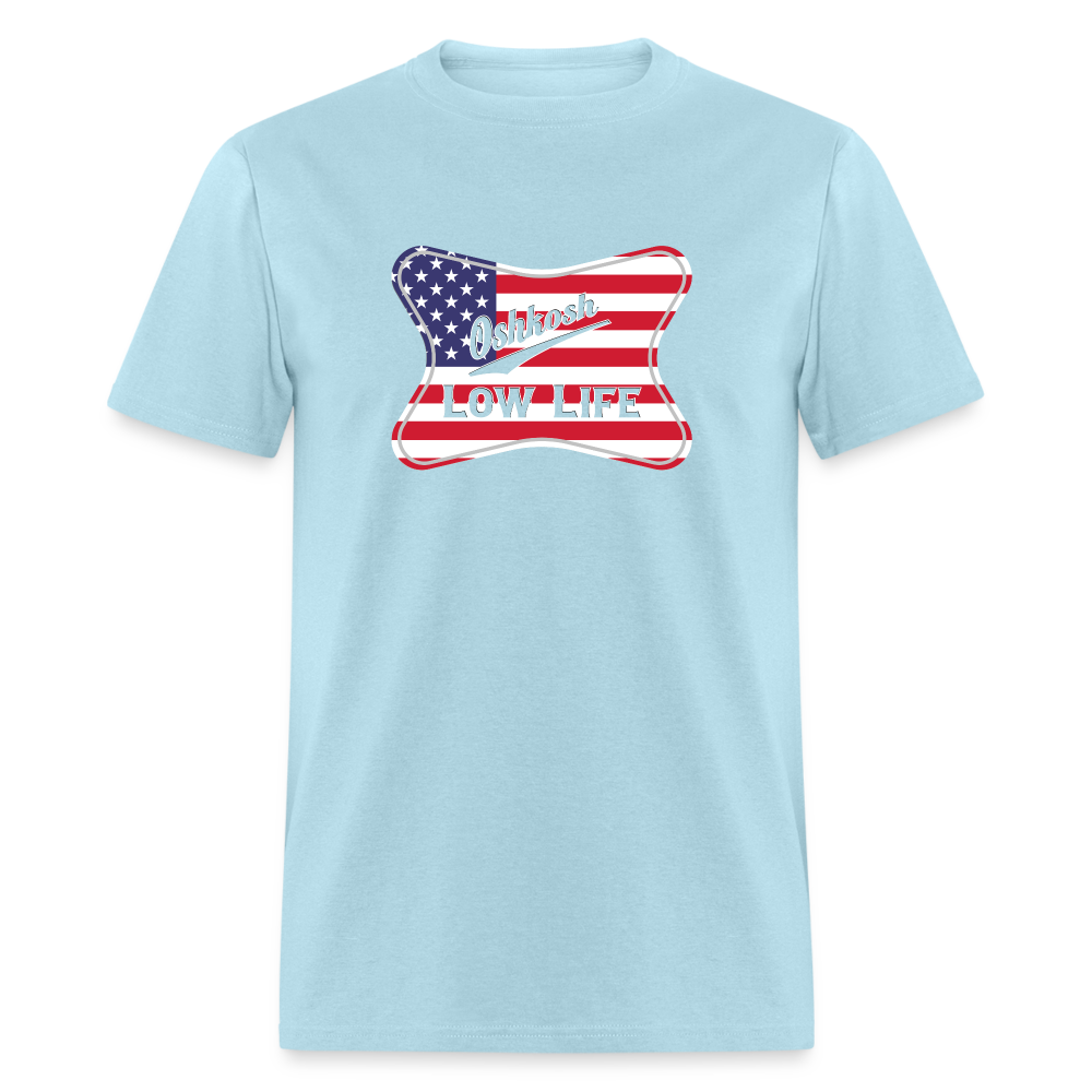 Oshkosh - American Flag- Unisex Classic T-Shirt - powder blue