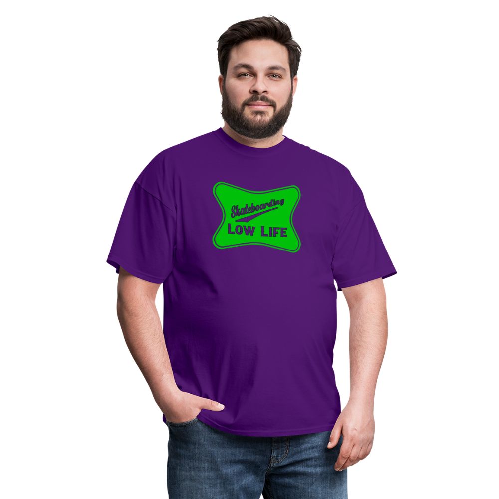 Skateboarding - Green - Unisex Classic T-Shirt - purple