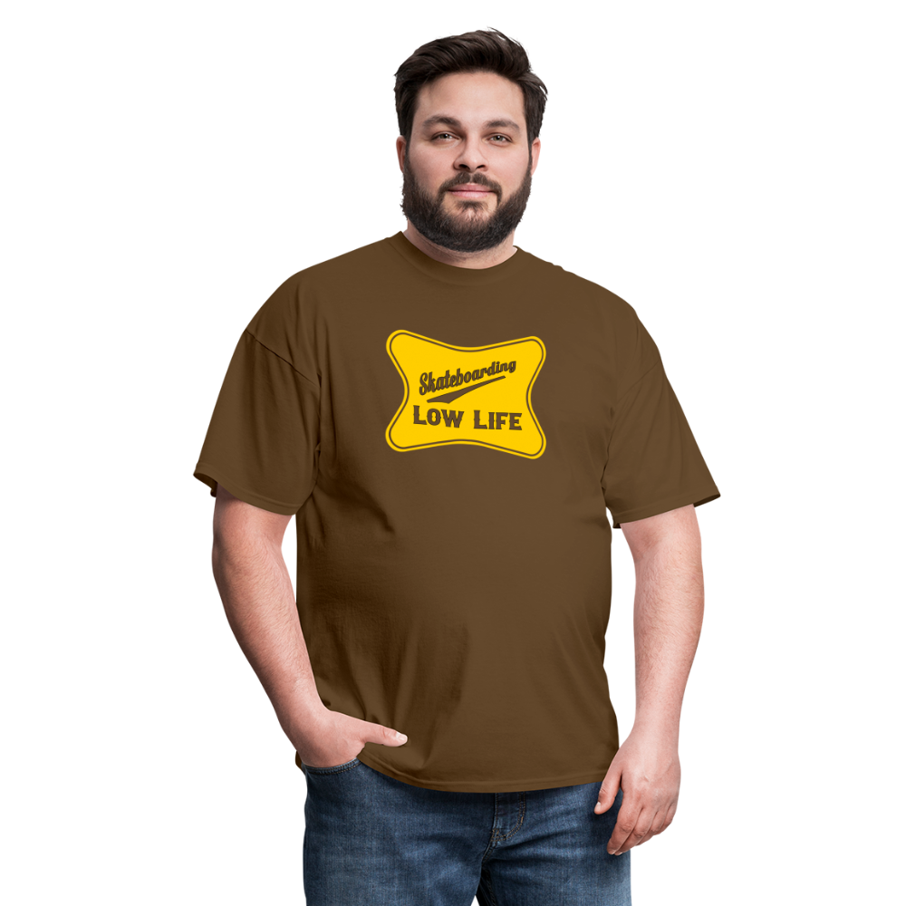 Skateboarding - Yellow - Unisex Classic T-Shirt - brown