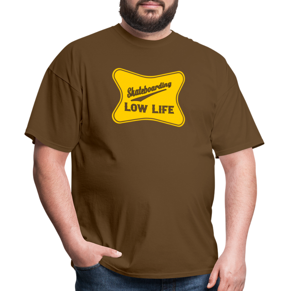 Skateboarding - Yellow - Unisex Classic T-Shirt - brown