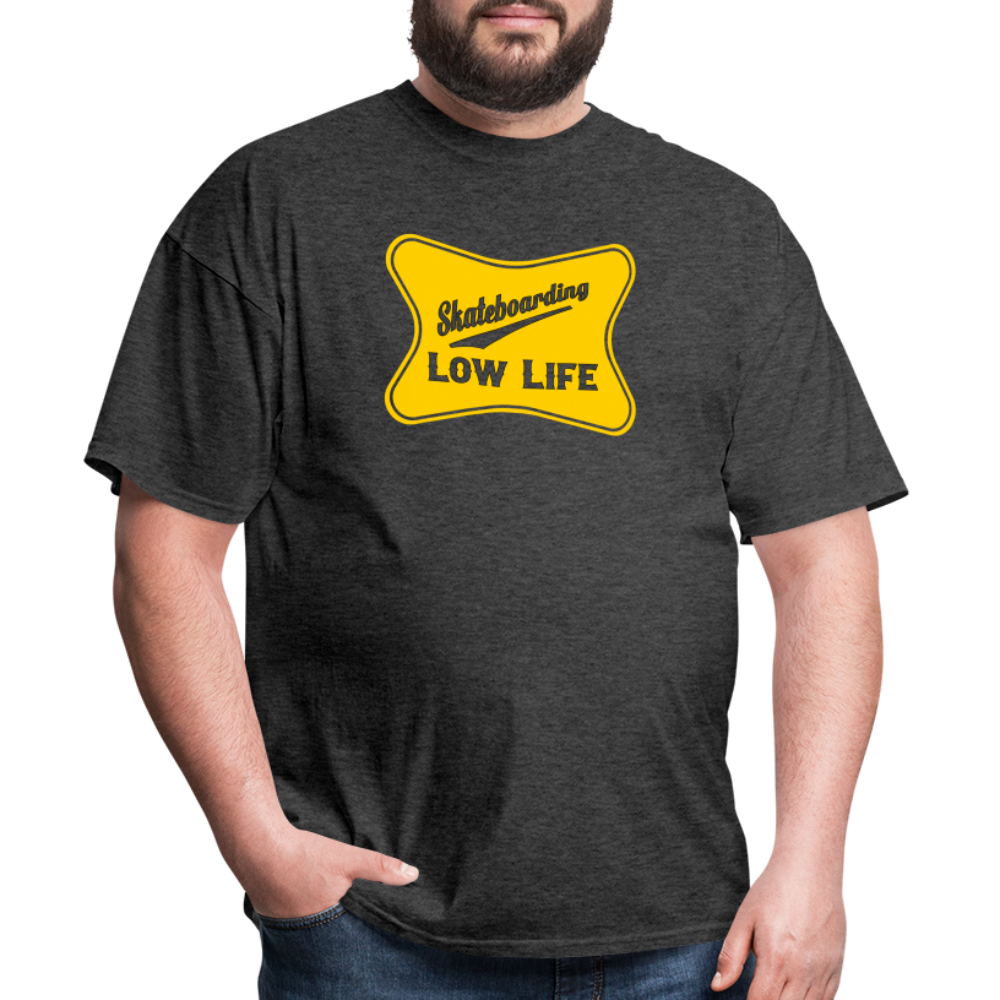 Skateboarding - Yellow - Unisex Classic T-Shirt - heather black