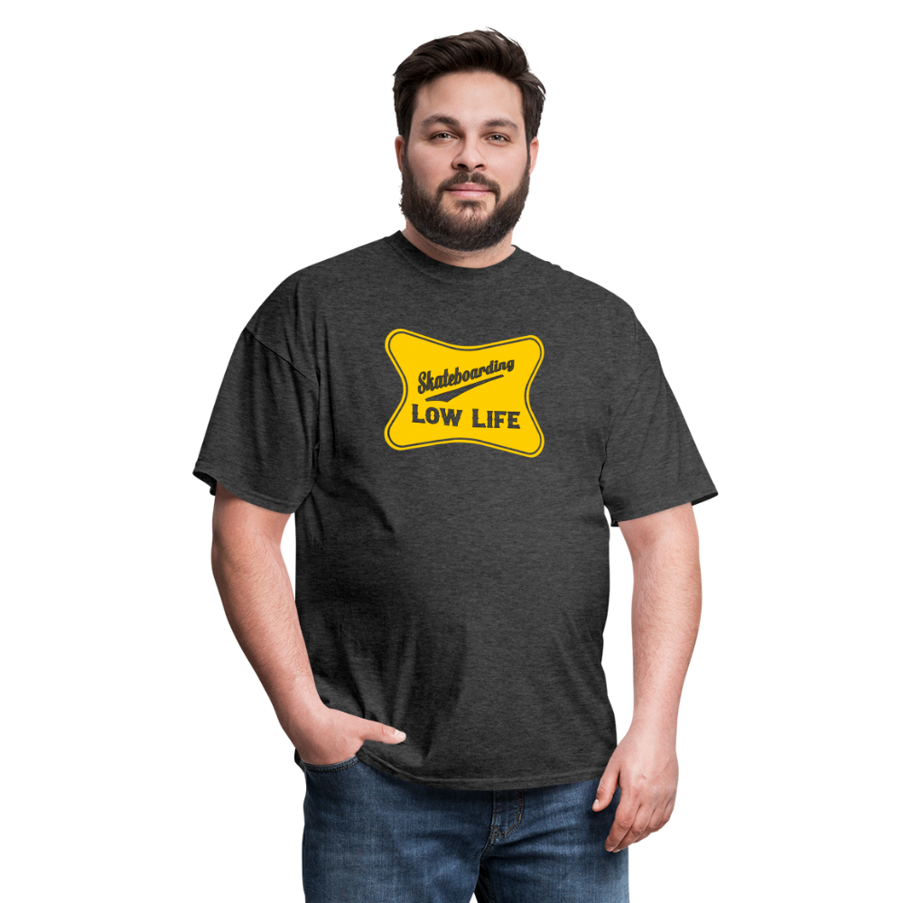 Skateboarding - Yellow - Unisex Classic T-Shirt - heather black