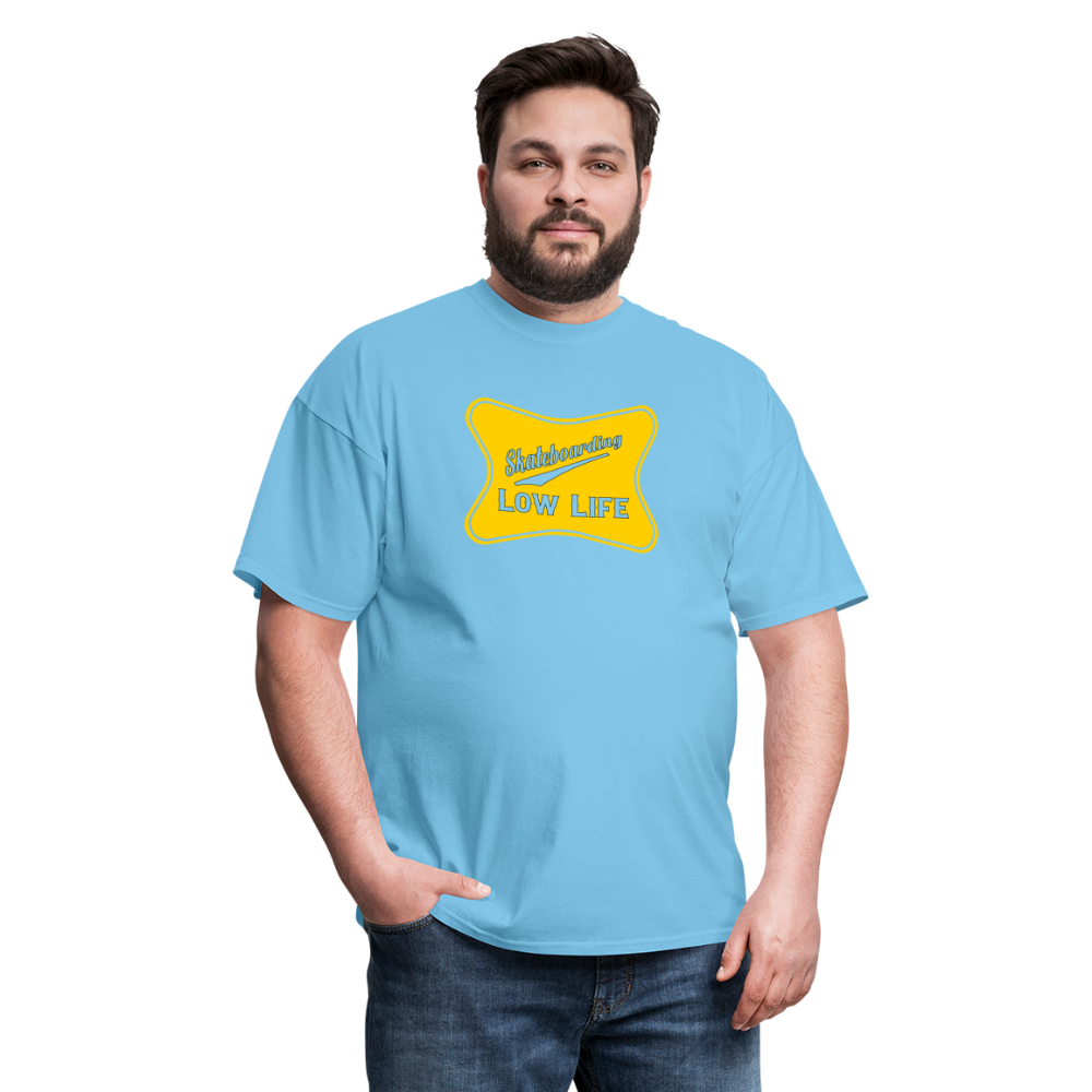 Skateboarding - Yellow - Unisex Classic T-Shirt - aquatic blue