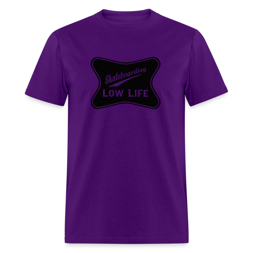 Skateboarding - Black - Unisex Classic T-Shirt - purple