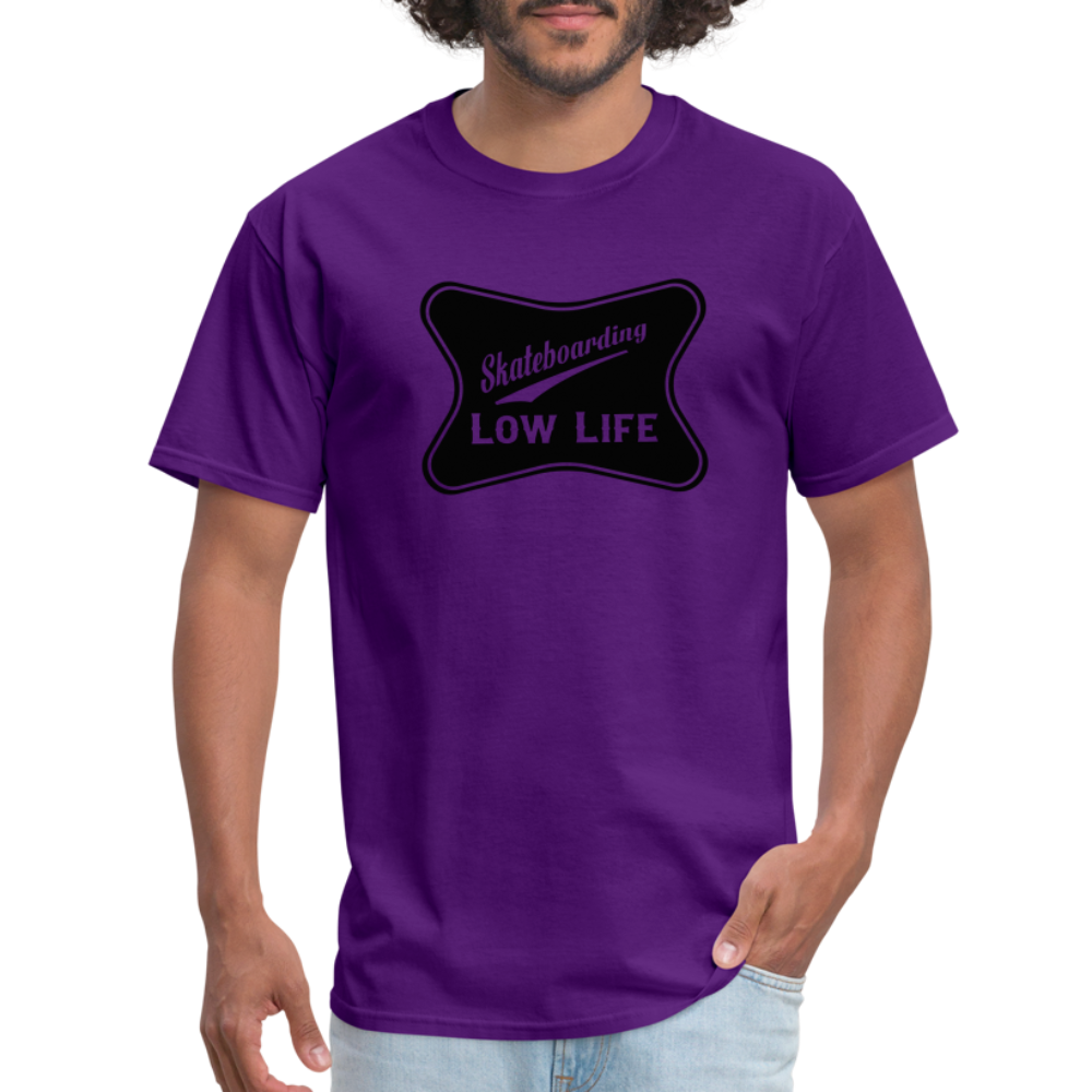Skateboarding - Black - Unisex Classic T-Shirt - purple