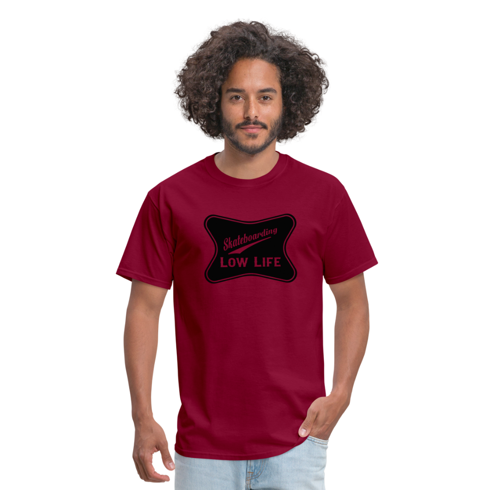 Skateboarding - Black - Unisex Classic T-Shirt - burgundy