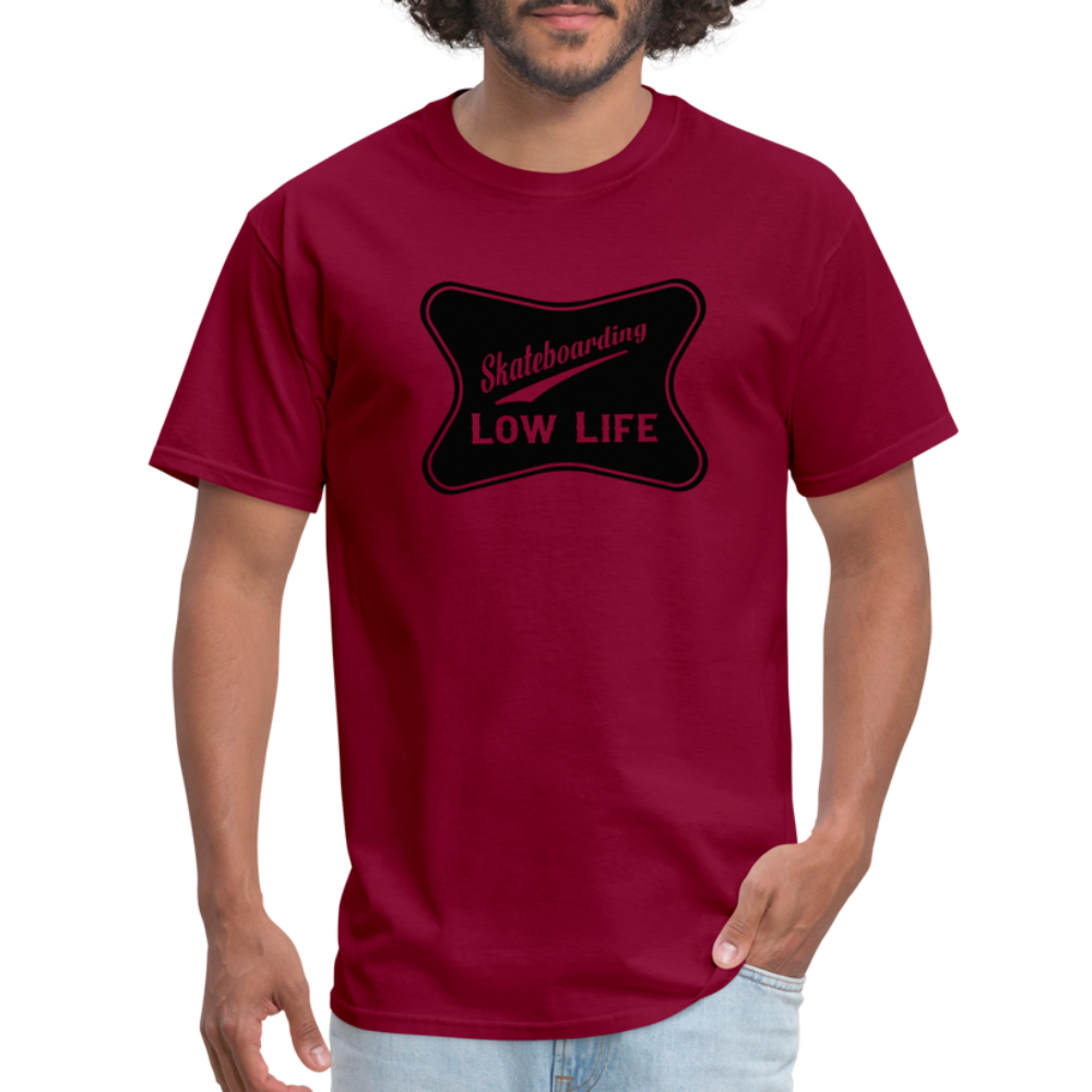 Skateboarding - Black - Unisex Classic T-Shirt - burgundy