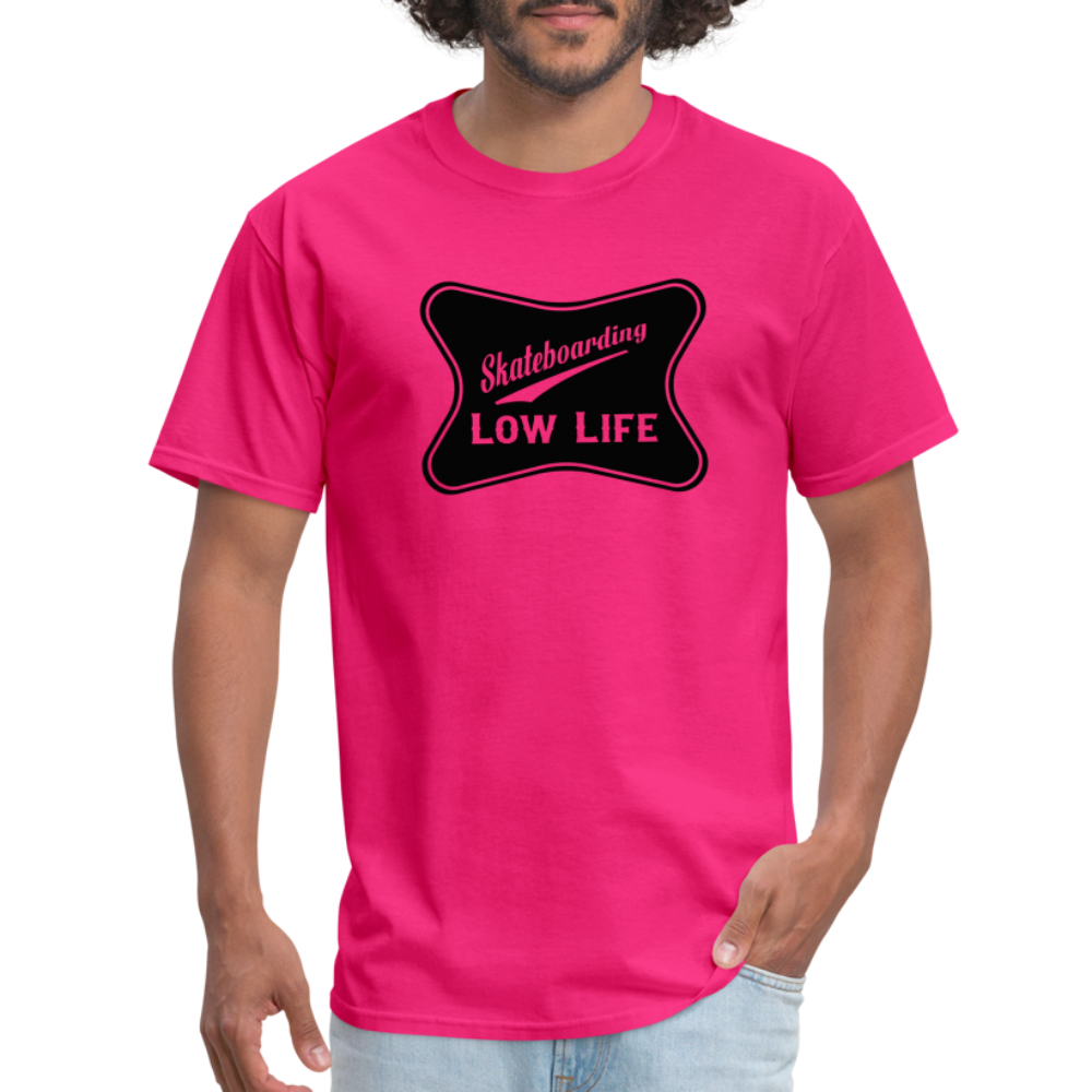 Skateboarding - Black - Unisex Classic T-Shirt - fuchsia