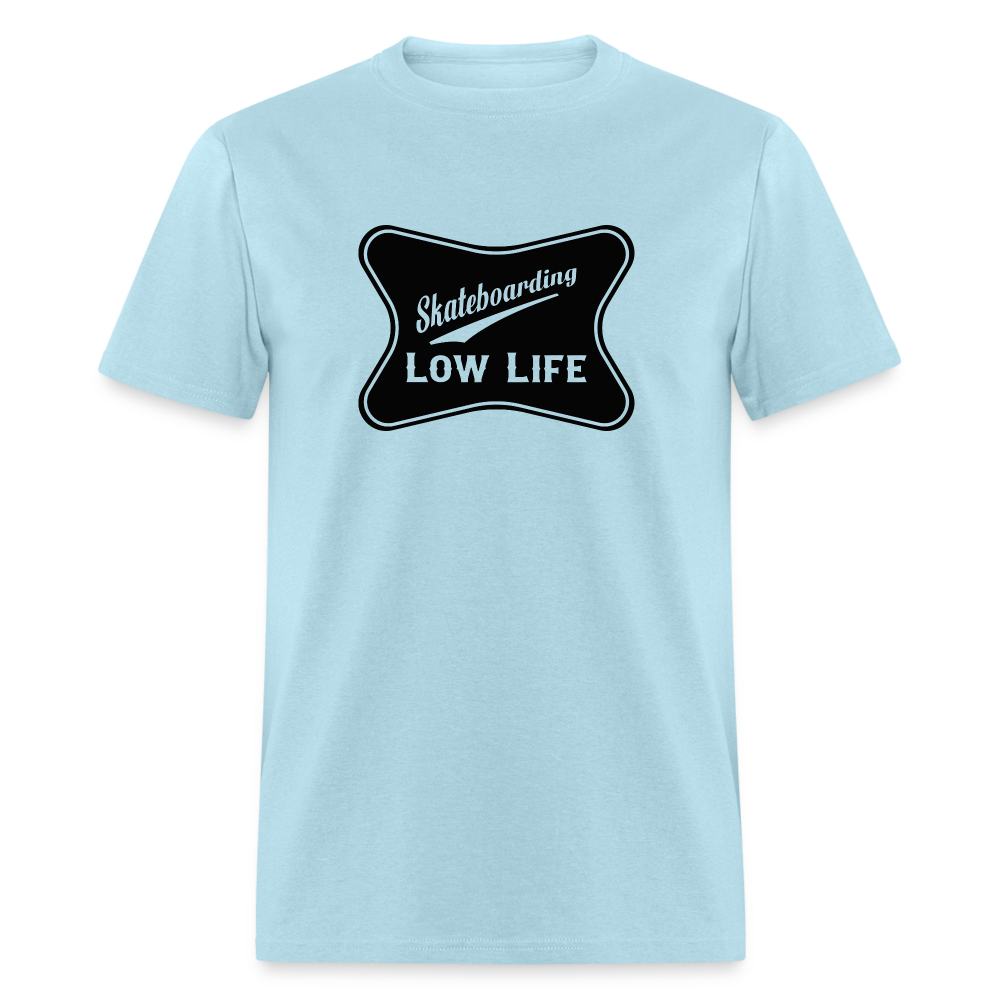 Skateboarding - Black - Unisex Classic T-Shirt - powder blue