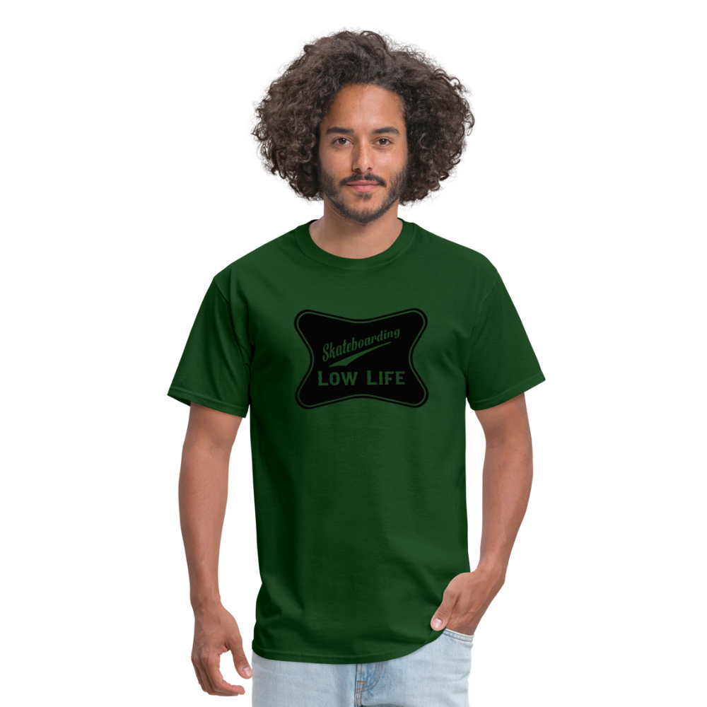 Skateboarding - Black - Unisex Classic T-Shirt - forest green