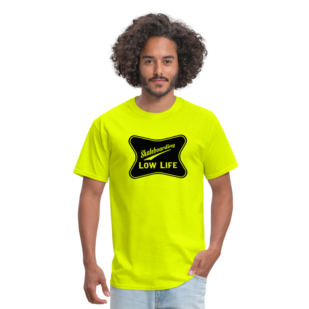 Skateboarding - Black - Unisex Classic T-Shirt - safety green