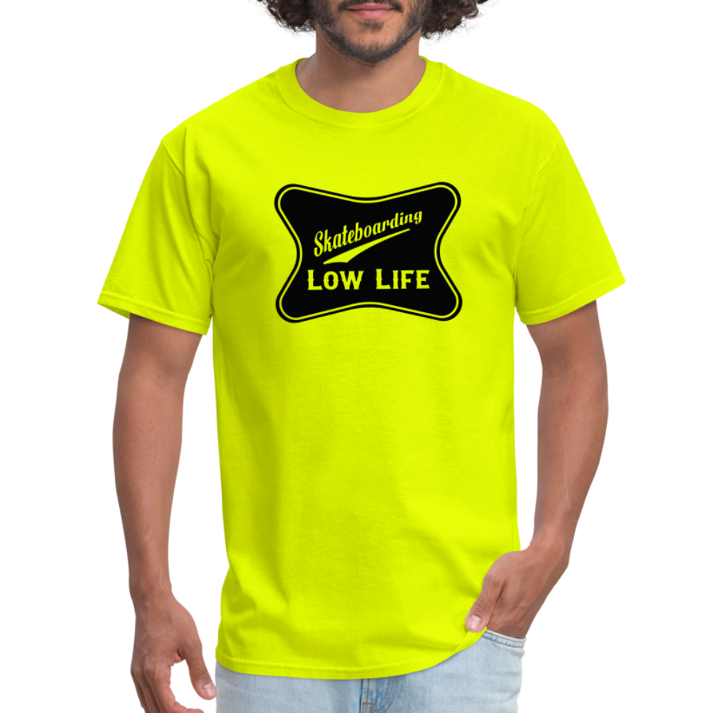 Skateboarding - Black - Unisex Classic T-Shirt - safety green