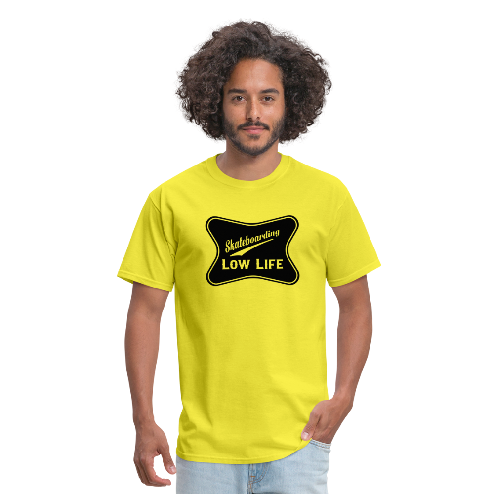 Skateboarding - Black - Unisex Classic T-Shirt - yellow