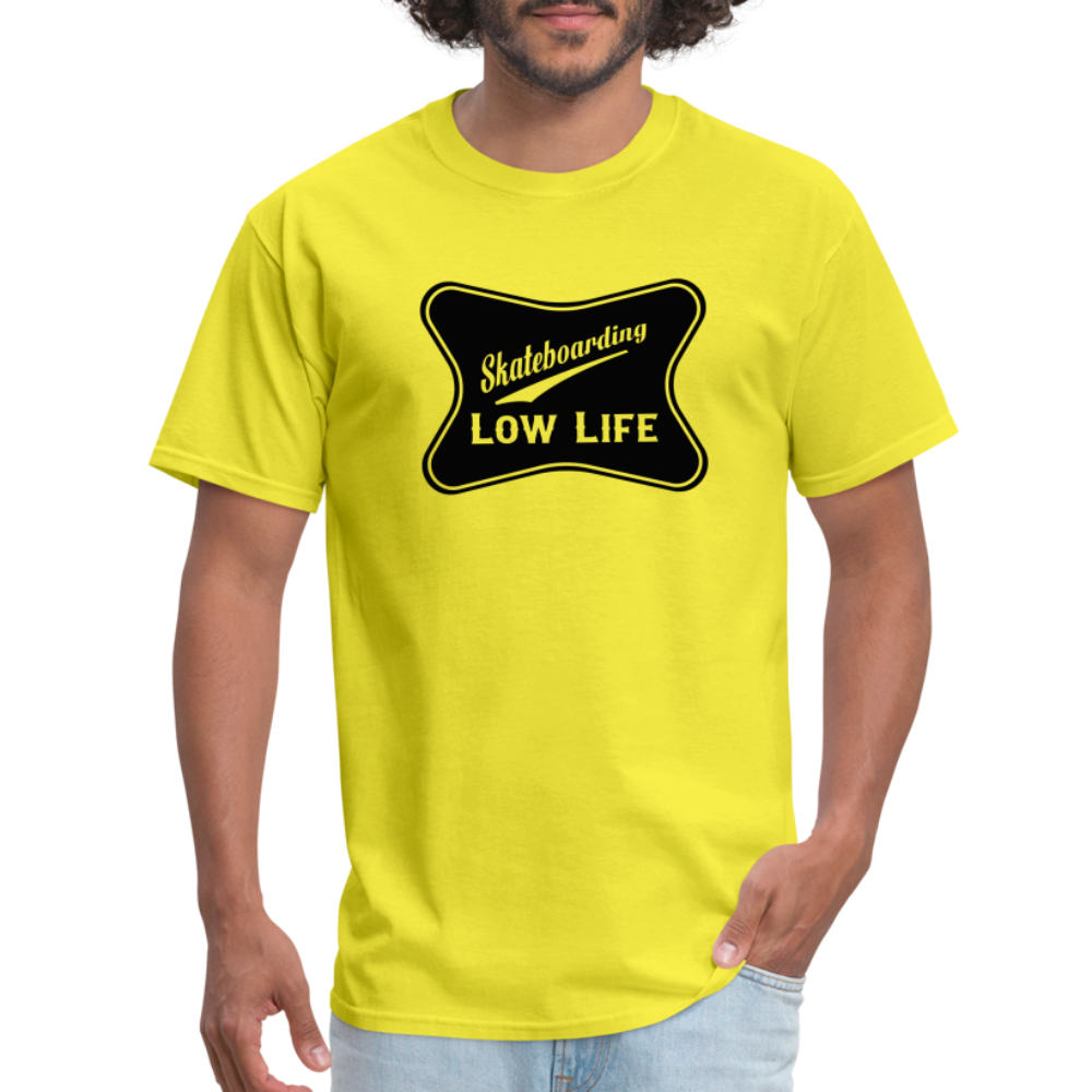 Skateboarding - Black - Unisex Classic T-Shirt - yellow