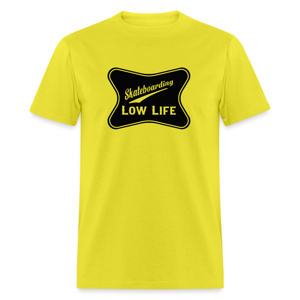 Skateboarding - Black - Unisex Classic T-Shirt - yellow
