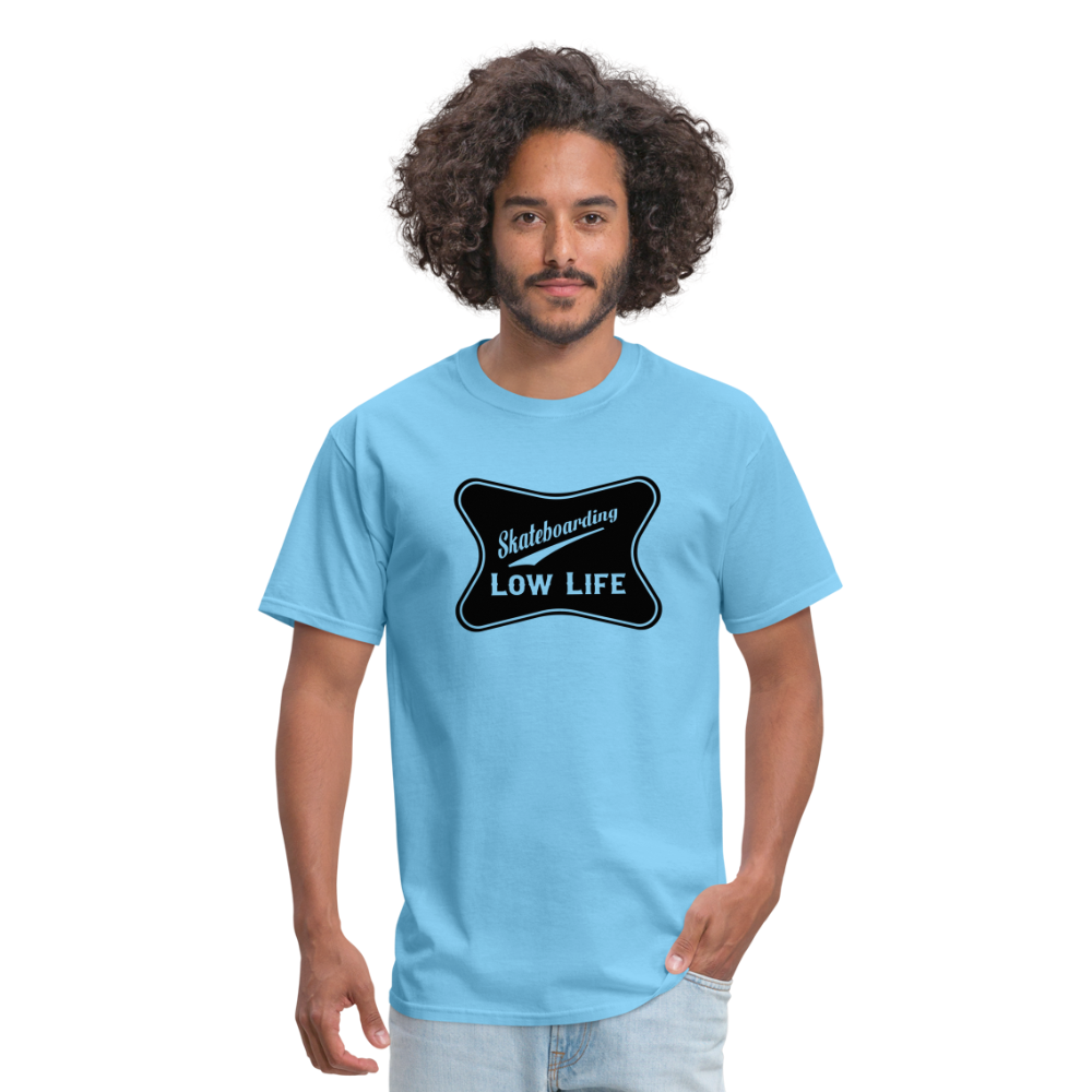 Skateboarding - Black - Unisex Classic T-Shirt - aquatic blue