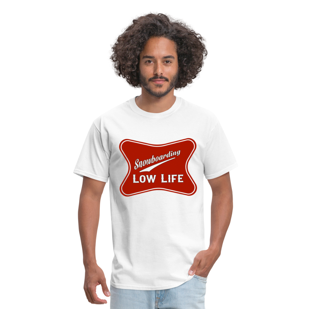 Snowboarding - Red - Unisex Classic T-Shirt - white