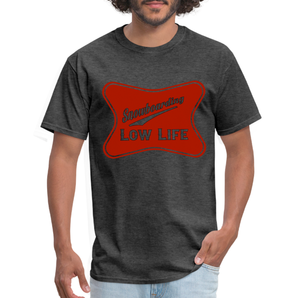 Snowboarding - Red - Unisex Classic T-Shirt - heather black