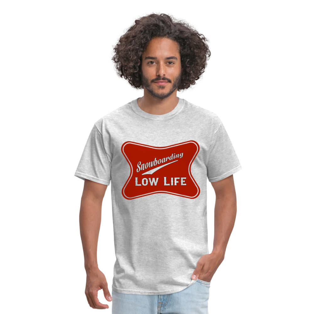 Snowboarding - Red - Unisex Classic T-Shirt - heather gray
