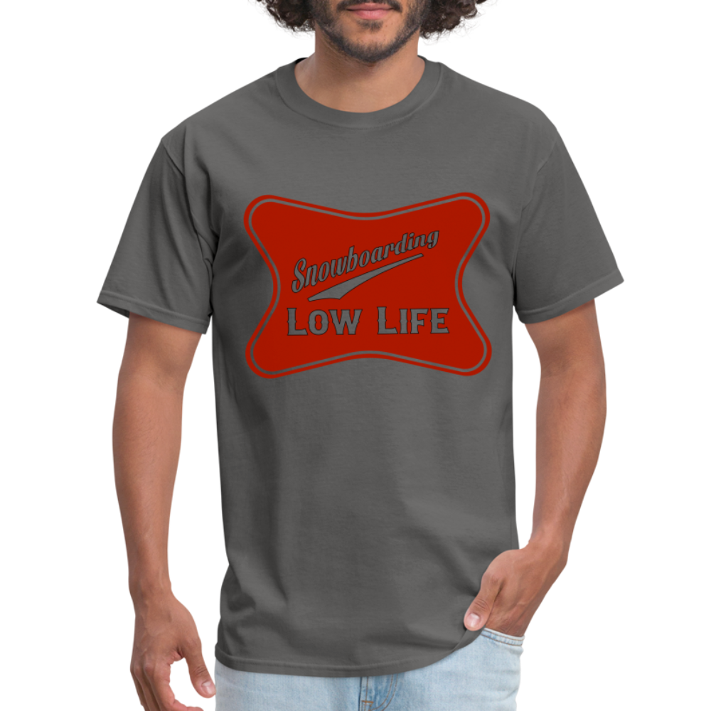 Snowboarding - Red - Unisex Classic T-Shirt - charcoal