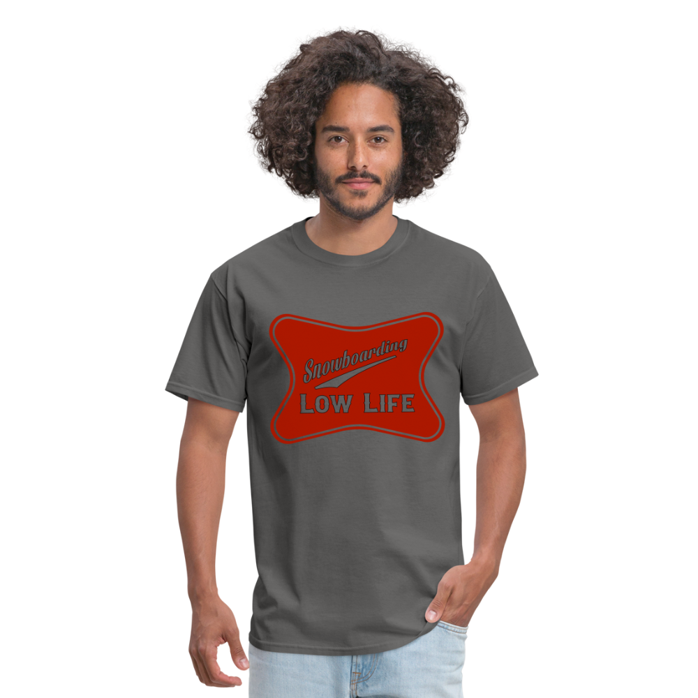Snowboarding - Red - Unisex Classic T-Shirt - charcoal