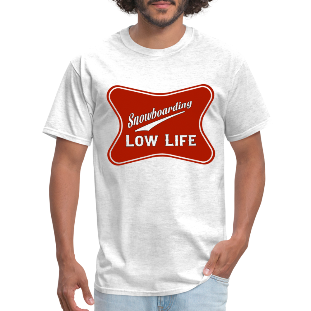 Snowboarding - Red - Unisex Classic T-Shirt - light heather gray