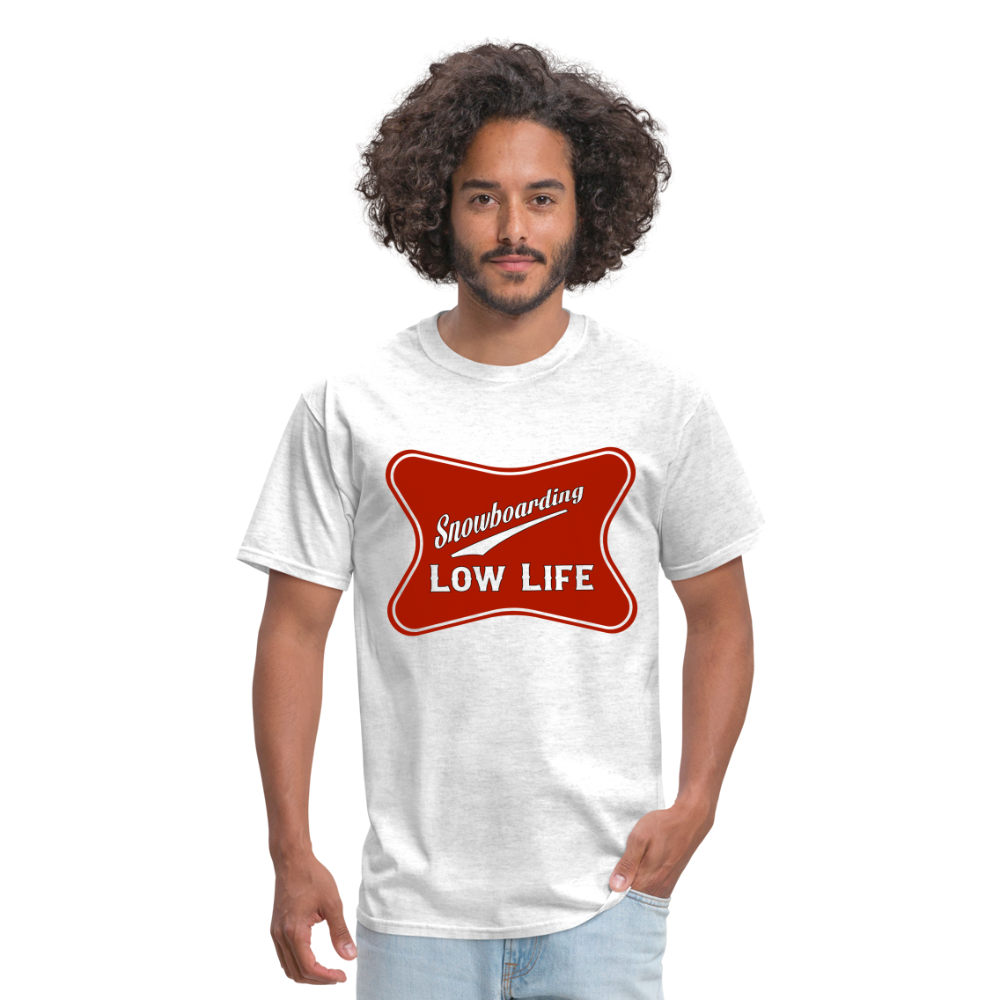 Snowboarding - Red - Unisex Classic T-Shirt - light heather gray
